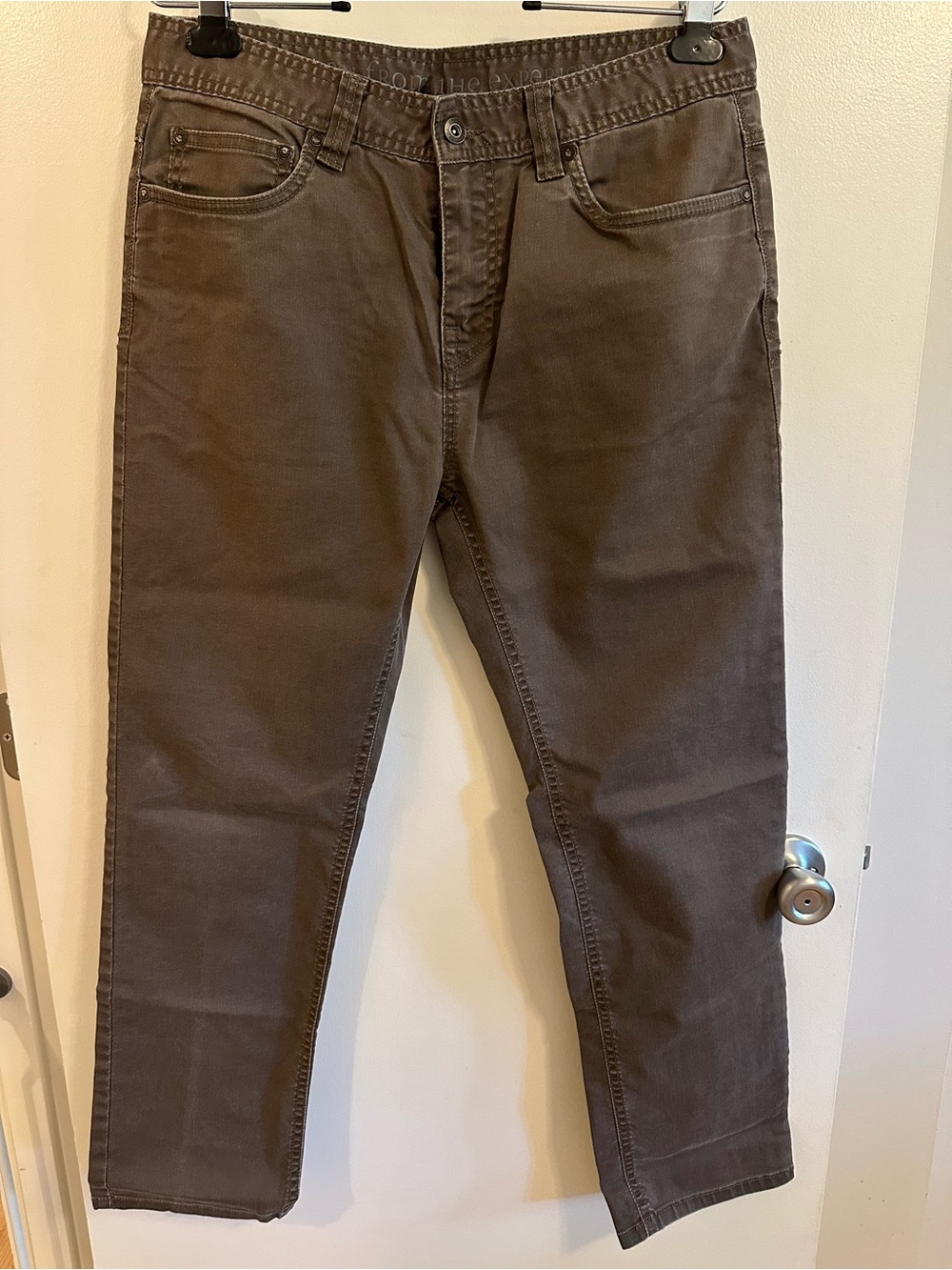 prAna Slim Fit Bridget Jeans in Brown Waist 33x28 pants have